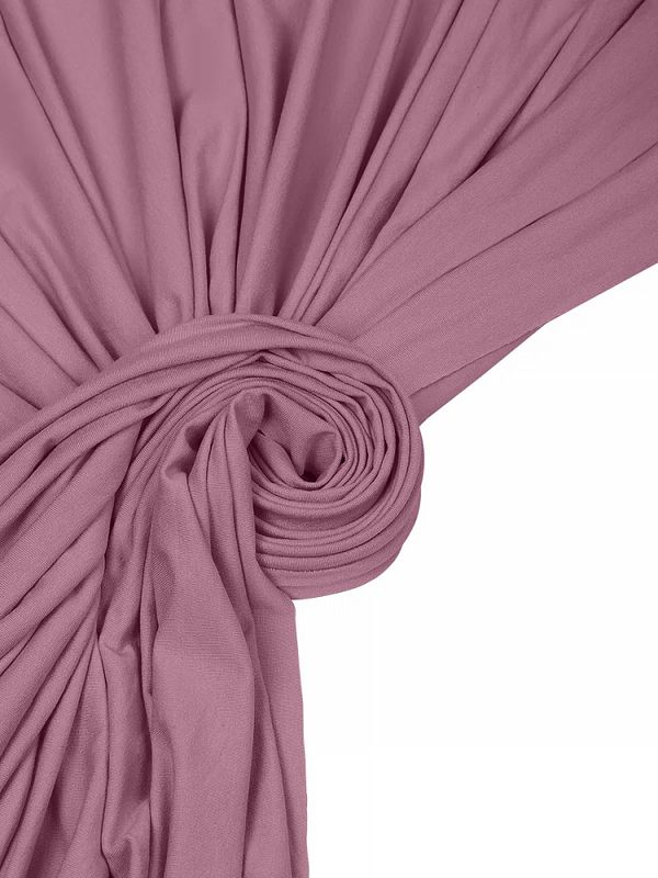 Вискоза трикотажная 240 г/м², 180 см / 1 метр, TBY.023709, розовая пудра