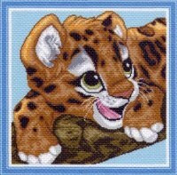 Набор для вышивания нитками Матренин Посад, Ягуар 41х41 см