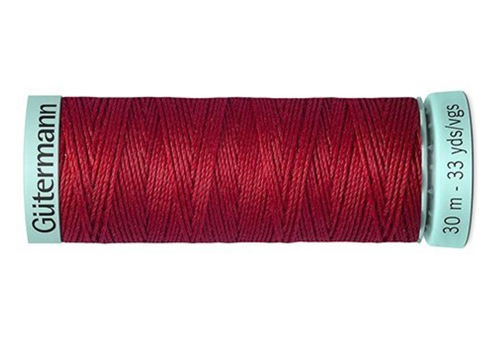 Нитки шелковые Gutermann Silk R753, 30м, 046 бургундский, 5 катушек