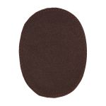 Заплатка термоклеевая, хлопок, 8х11см коричневый, Prym