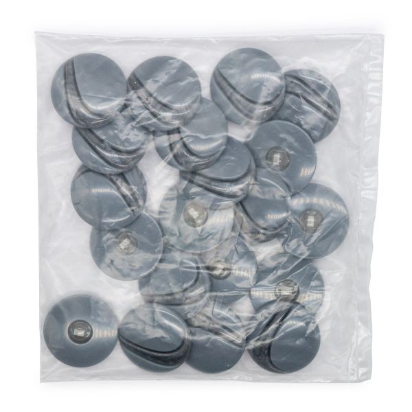 Пуговицы на ножке 3.01-1294-34, св.серый, 20 шт