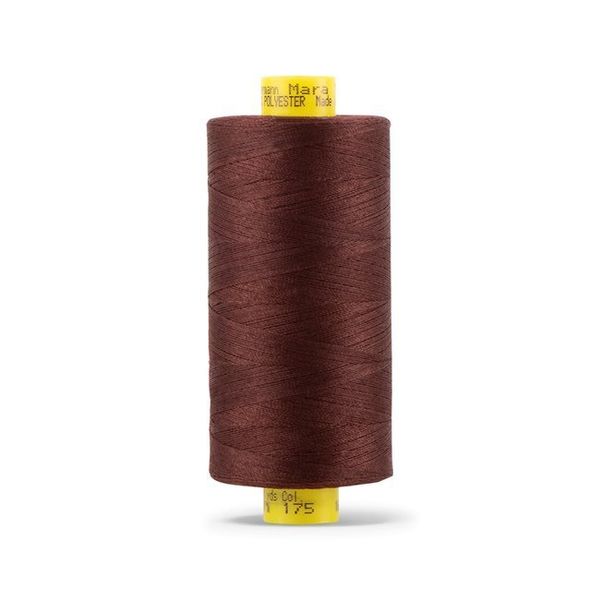 Нитка универсальная Gutermann Mara 120/2, 1000 м, 700207, 175 т.красный шоколад, 1 шт