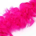 Боа из перьев 2 метра, 50±3 г, ярк.розовый