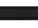 Резинка декоративная 25.0 мм / 20 метров, черный, Gamma 16с3895
