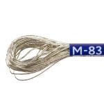 Мулине Gamma металлик JT 12 мотков по 11 метров, М-83 т.серебристый, Gamma MOULINE