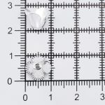 Шапочка для бусин, 10мм 30 шт/упак, Astra&Craft (Серебро), 4AR200