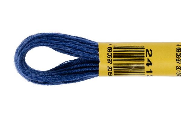 Мулине ПНК им.Кирова цв.2412 т.синий, Россия, 24 мотка по 8 метров