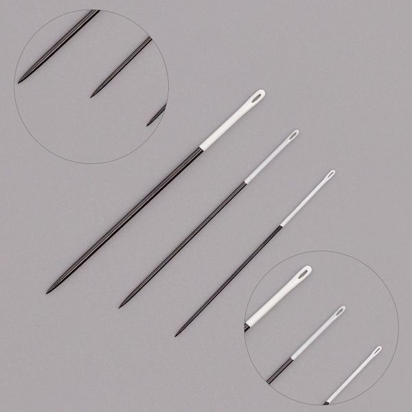 Иглы ручные для шитья Black Sharps, №3-9, белое ушко, 20 шт Pony