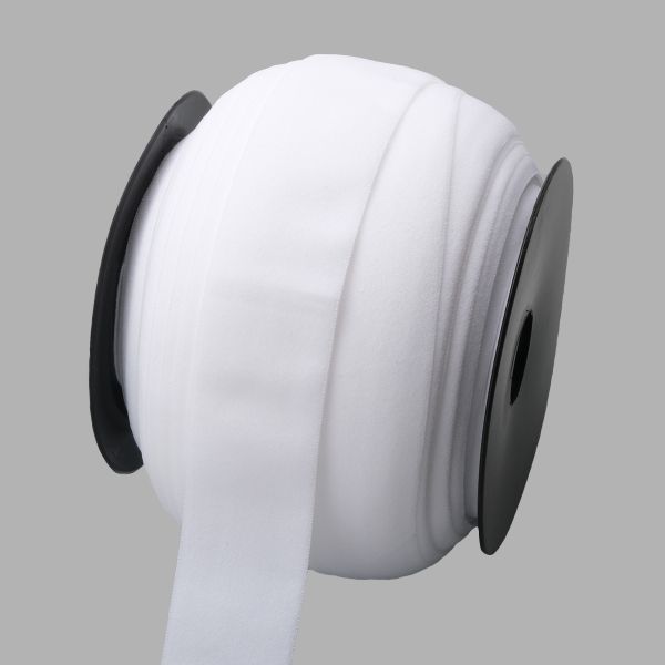 Резинка бельевая (окантовочная) 30.0 мм / 50 метров, тканая, отбеленный, 124030/1