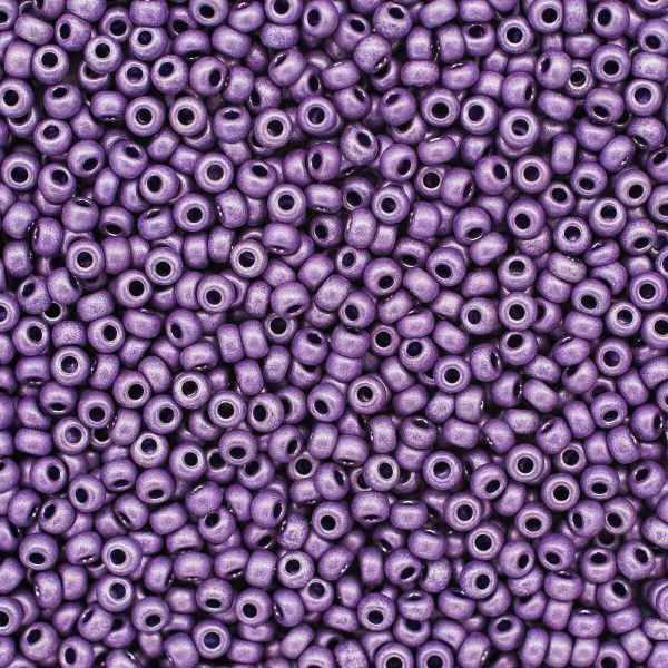 Бисер Preciosa металлик матовый 10/0 (2.3 мм), круг.отв., 500гр, 331-39001-10/0-18528