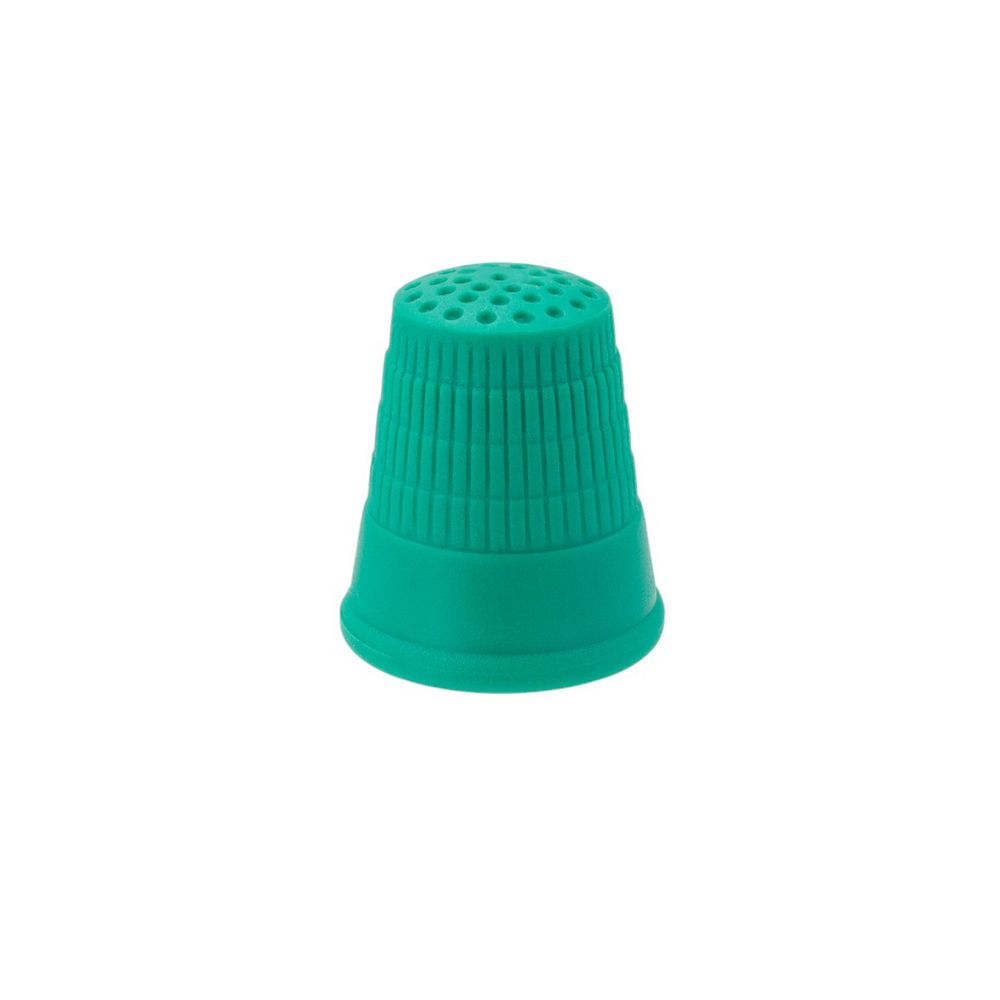 Напёрсток пластиковый 15 мм, зелёный, 10 шт, Pony, 98212/09