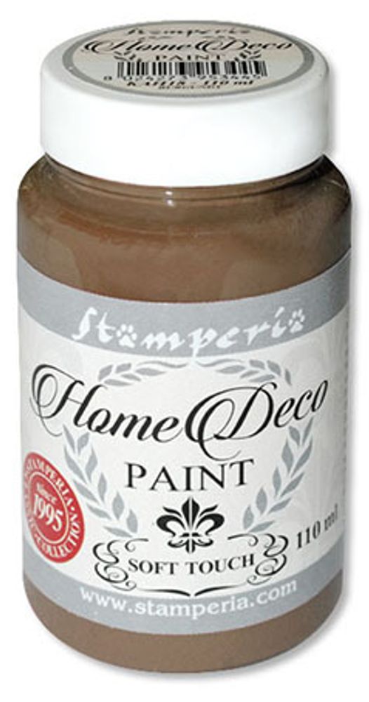 Краска для домашнего декора на меловой основе Home Deco, 110 мл, каштановый