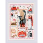 Набор для вышивания нитками Риолис, Карта желаний 21х30см