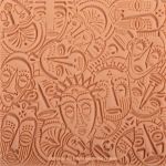 Текстурный лист Craft&Clay TSN, 23 Африканские маски