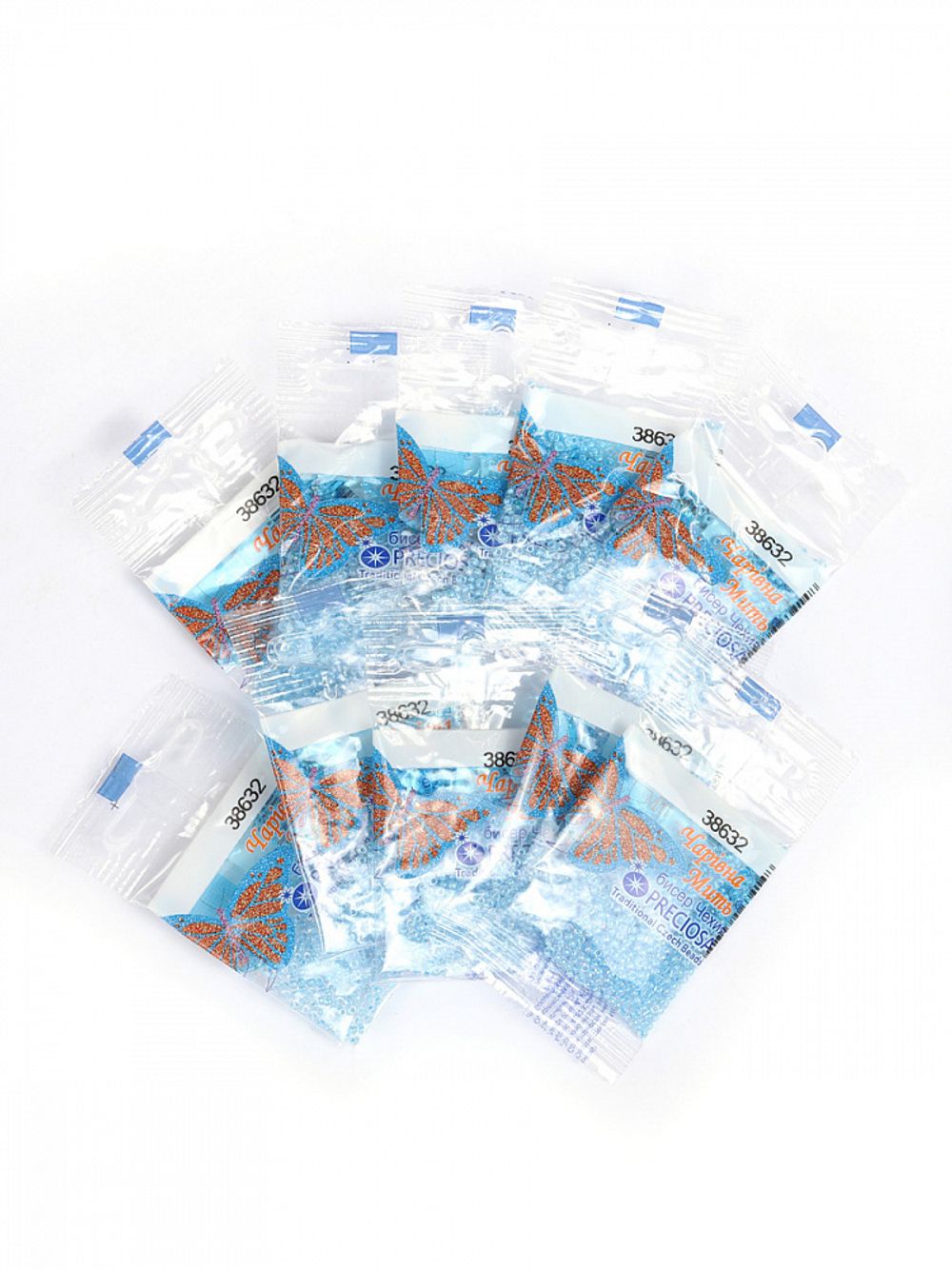 Бисер Preciosa 10/0 (2.3 мм), 50 г (10х5 г), цв. 38632