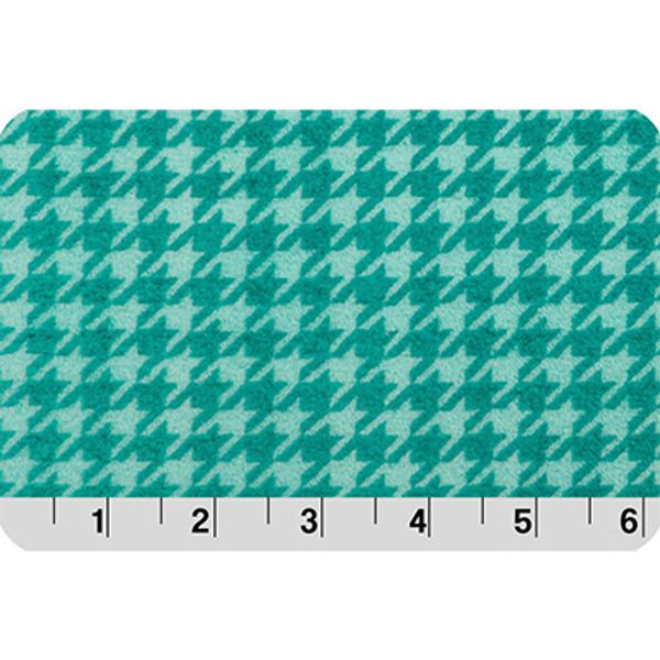 Плюш (ткань) Peppy Houndstooth 440 г/м², 48х48 см, Silver/Pearl