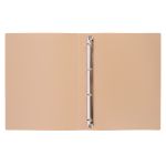 Папка на 4 О-кольцах A4 700 мкм 25 мм, 4 шт, d-17 мм, бежевый new EC211400127, Expert Complete