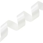 Лента атласная 1-сторонняя 25.0 мм / 22.86±1 метров, 047 молочный, Globus