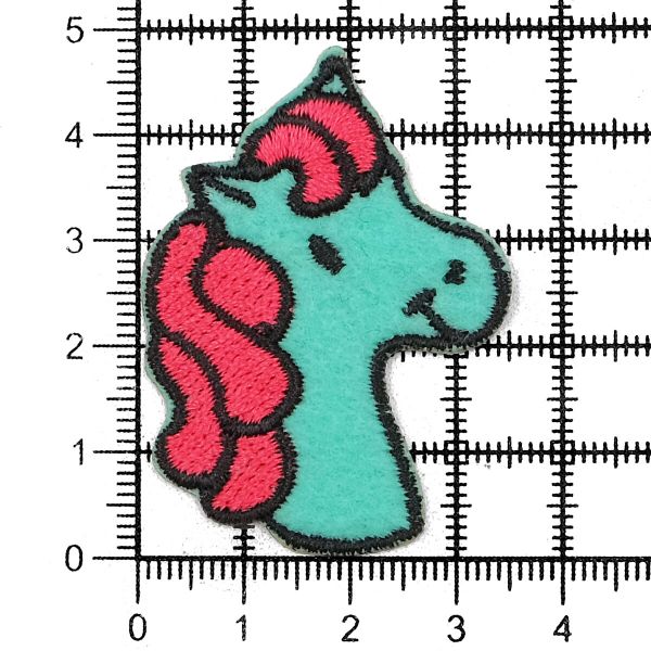 Термоаппликация Единорог, 3.5х4.7см, Hobby&Pro