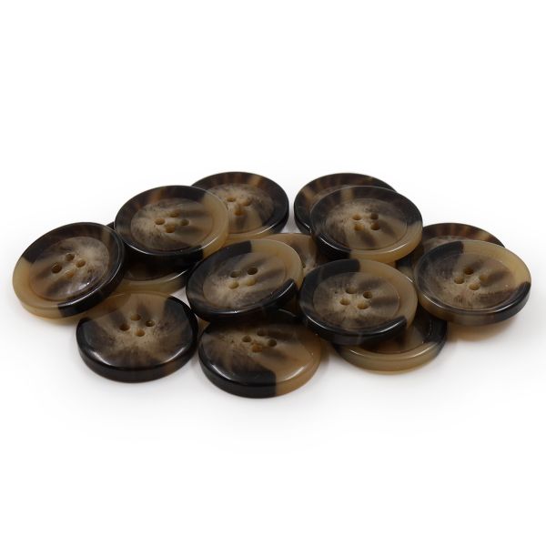 Пуговицы 4 прокола 44L (col.B (коричневый)), 36 шт