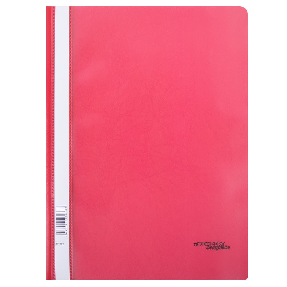 Папка-скоросшиватель A4 140/180 мкм волокно, 20 шт, красный NEW 214198, Expert Complete