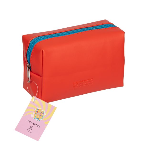 Косметичка 16.5х7х11.5 см, №02 красный, Lol&Pop LLP-300