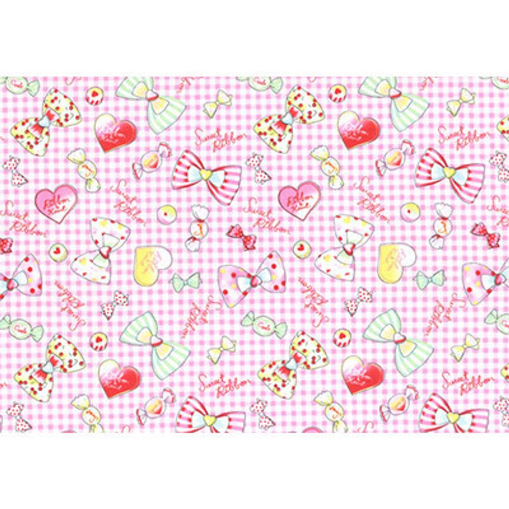 Ткань для пэчворка Peppy Nico Nico Land, отрез 100х110 см, 200 г/м², 40703-20, Lecien