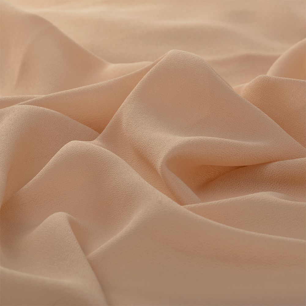 Креп шифон 105 г/м², шир. 150 см / 35 метров, TBY.8021-113-3, цв.113 бежевый /TOS/