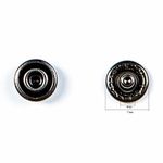 Часть кнопки рубашечной ⌀11 мм (C-часть), чер.никель, 100 шт, S090527, BIG