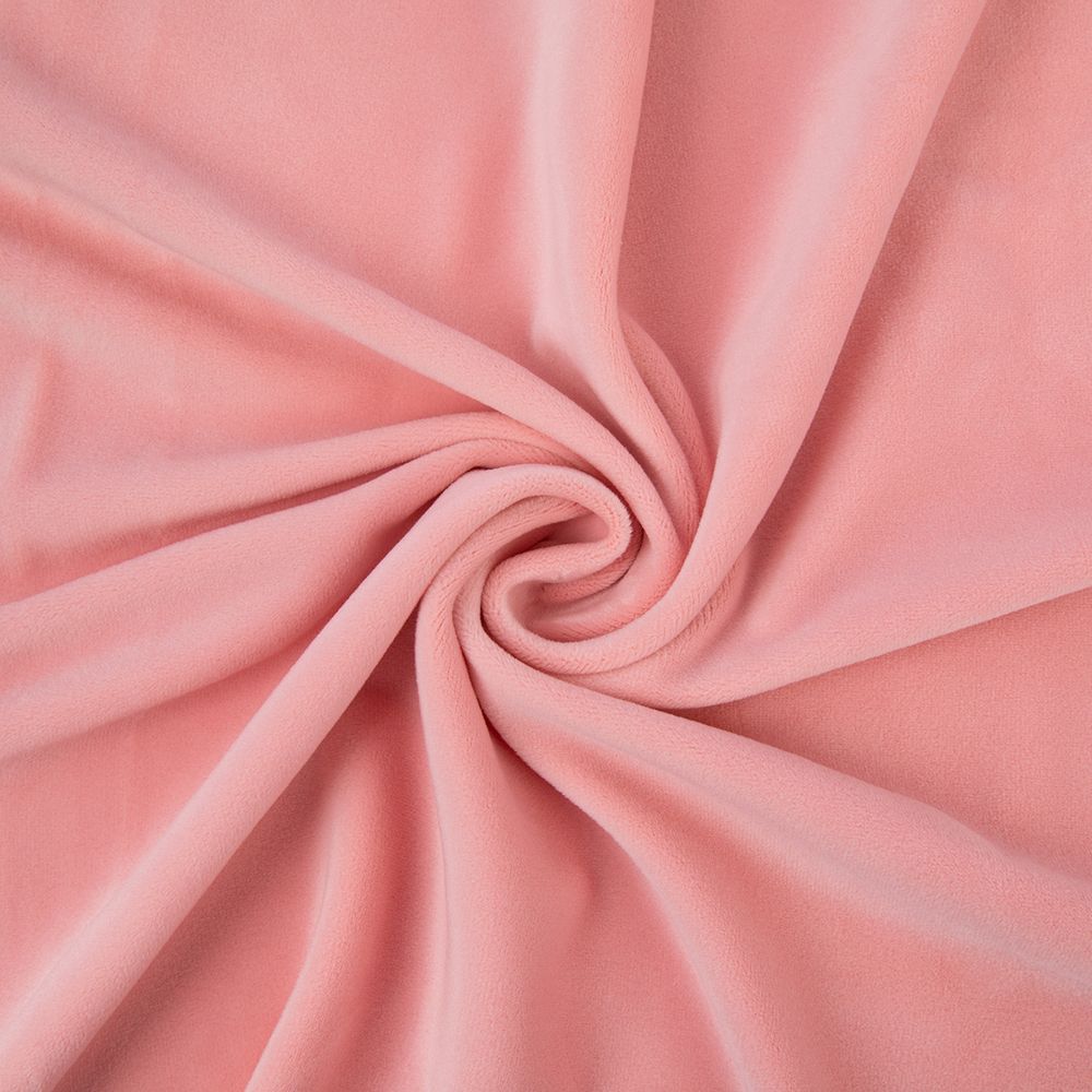 Микровелюр 312±5 г/м², 150х160±2 см, №166 розово-персиковый, Gamma MCVN