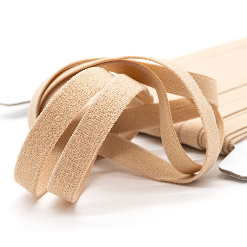 Резинка бельевая (бретелечная) 9.0 мм / 20 метров, бежевый