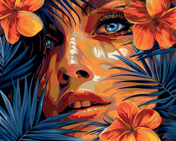 Картина по номерам Фрея PNB/PL-355, Тропический зной, 50х40 см