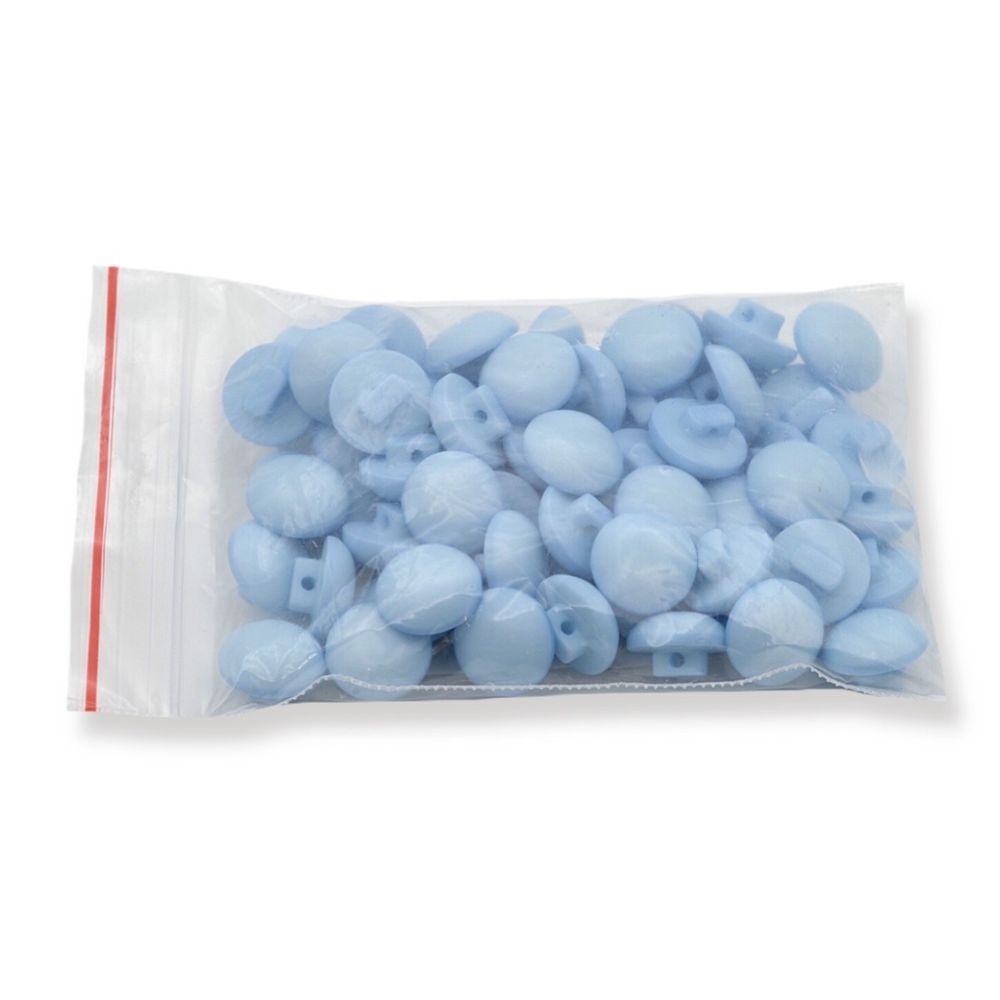 Пуговицы на ножке 18L (11мм), пластик (blue 1 (синий 1)), 72 шт, PS20