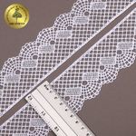 Кружево гипюр (плетёное) 45 мм, TBY.8540E, 01 белый, 13.25м, Kruzhevo