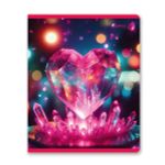 Тетрадь ученическая общая, выборочные блёстки, A5+ 48 л. на скобе 65 г/м², белизна 100 %, 10 шт, клетка, 01129 Микс-Розовый кристалл, Светоч Т83