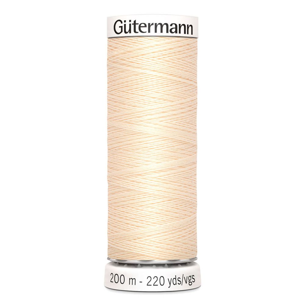 Нитки универсальные Gutermann Sew-all, 200м, 414 св.кремово-бежевый