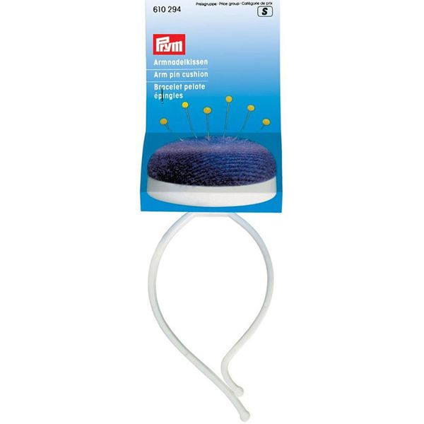 Игольница на руку 6 см, 1 шт, фиолетовая, Prym 610294