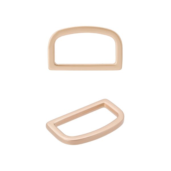 Полукольцо литое металл 15мм (18х11мм), золото, MB2345, 6 шт