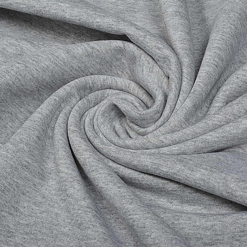 Футер 2-нитка начес 190 г/м², 100-100 см / 6 метров, ФУТ2Х.НАЧ.190.СЕР.МЕЛ.6, сер.меланж