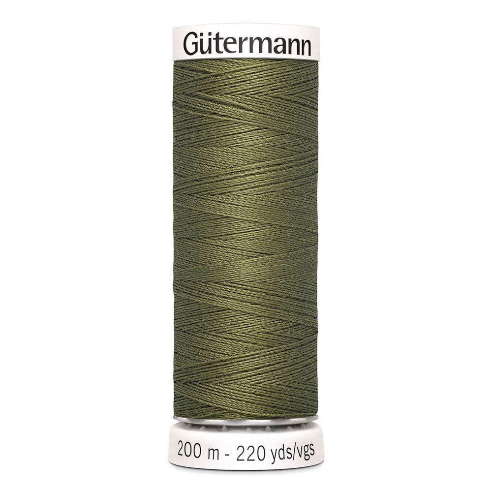 Нитки универсальные Gutermann Sew-all 100 (200 метров), 5 кат. | 432 оливково-зеленый