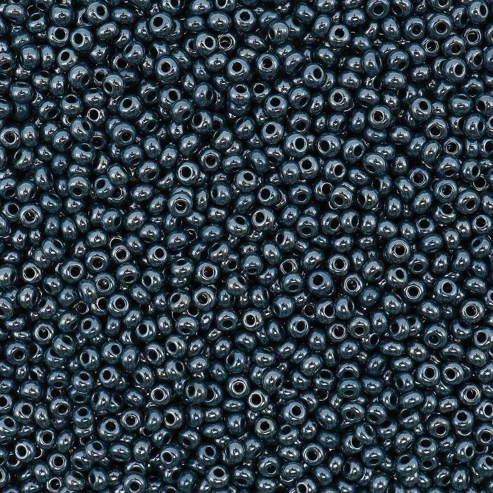 Бисер Preciosa непрозрачный с жемчужным покрытием 10/0 (2.3 мм), круг.отв., 50г, (58270)