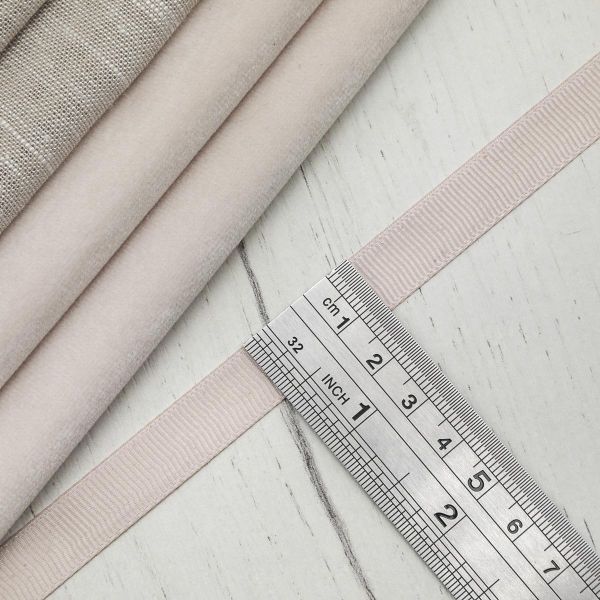 Лента репсовая (в рубчик) 12.0 мм, 111 дымчато-серый, уп.18,28 м