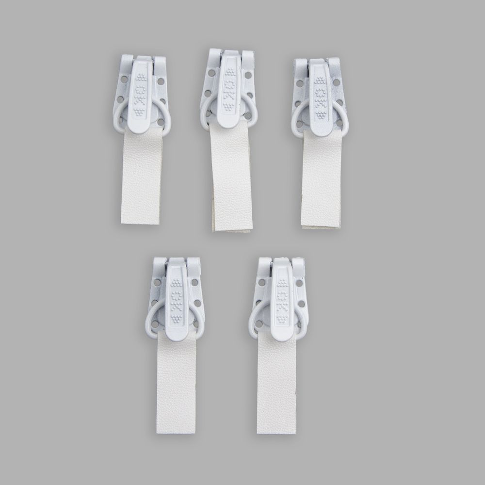 Крючок шубный PQ 45 мм, белый, PQ5210, 5 шт