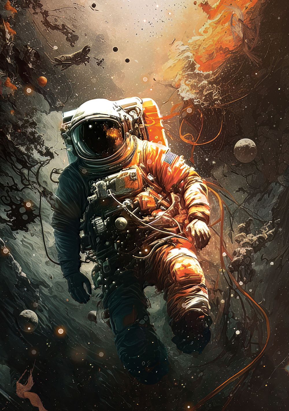 Пазл 1000 элементов, Космонавт в бесконечности, PZL-1000/47, Фрея