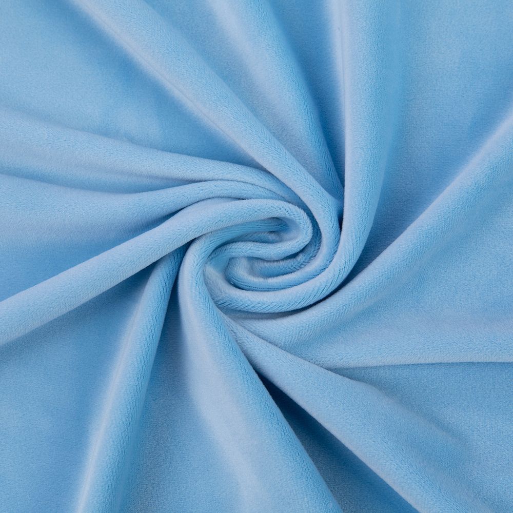 Микровелюр 160х150 см, 118 голубой, Gamma MCV