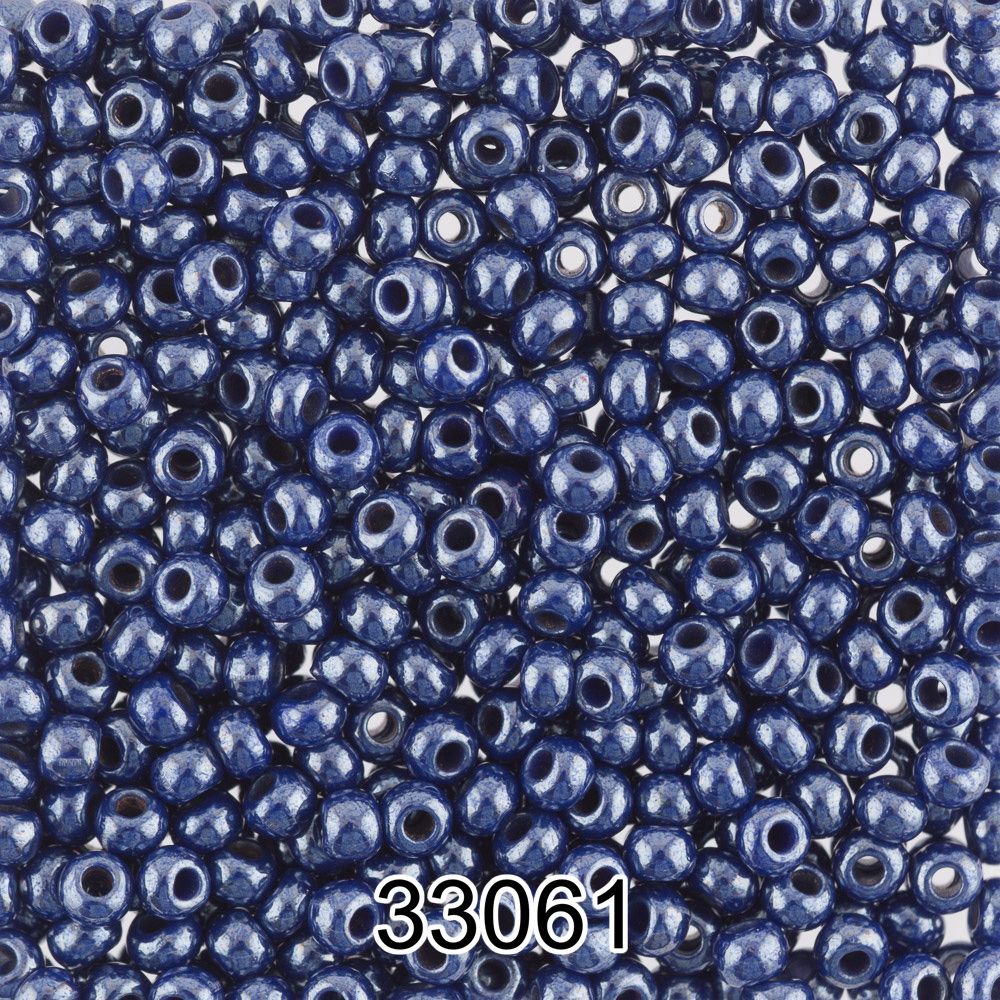 Бисер Preciosa круглый 10/0, 2.3 мм, 500 г, 33061 (Ф452) т.сливовый