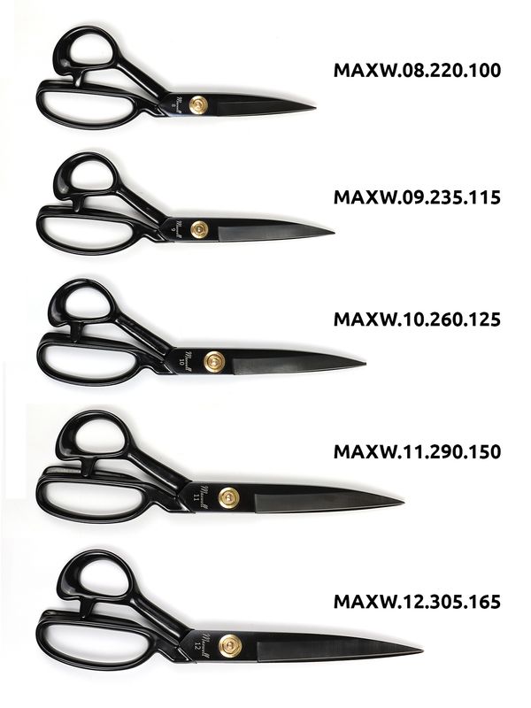 Ножницы закройные (портновские) 30.5 см, 16.5 см до центра винта, Maxwell Premium