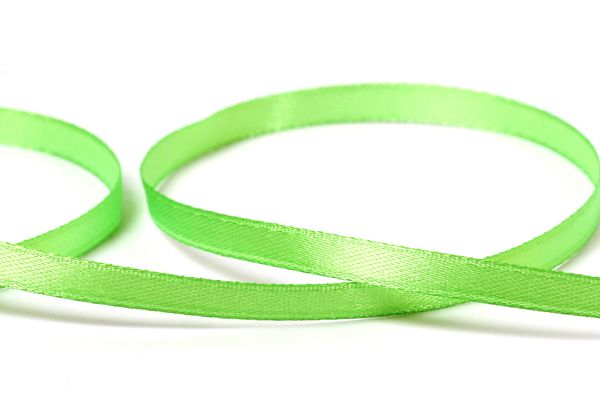 Лента атласная 1-сторонняя 6.0 мм / 33±2 метра, 091 св.салатовый, Gamma