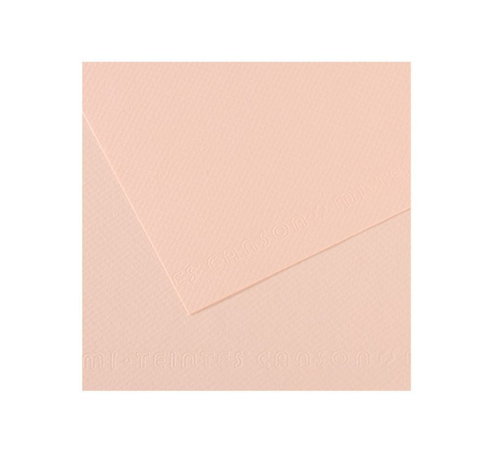 Бумага для пастели 160 г/м², 75х110 см, 25 листов, №103 розовый, Canson Mi-Teintes C200321317