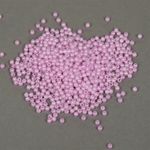 Бусины пластик (перламутр) ⌀4 мм, цв.092 сиреневый уп.50г (1500 шт), Magic4Hobby